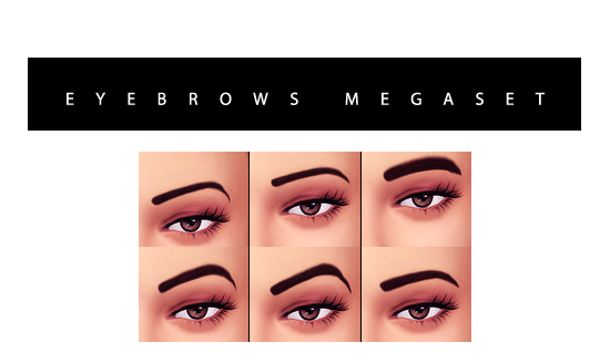 the sims 4 maxis match eyebrows